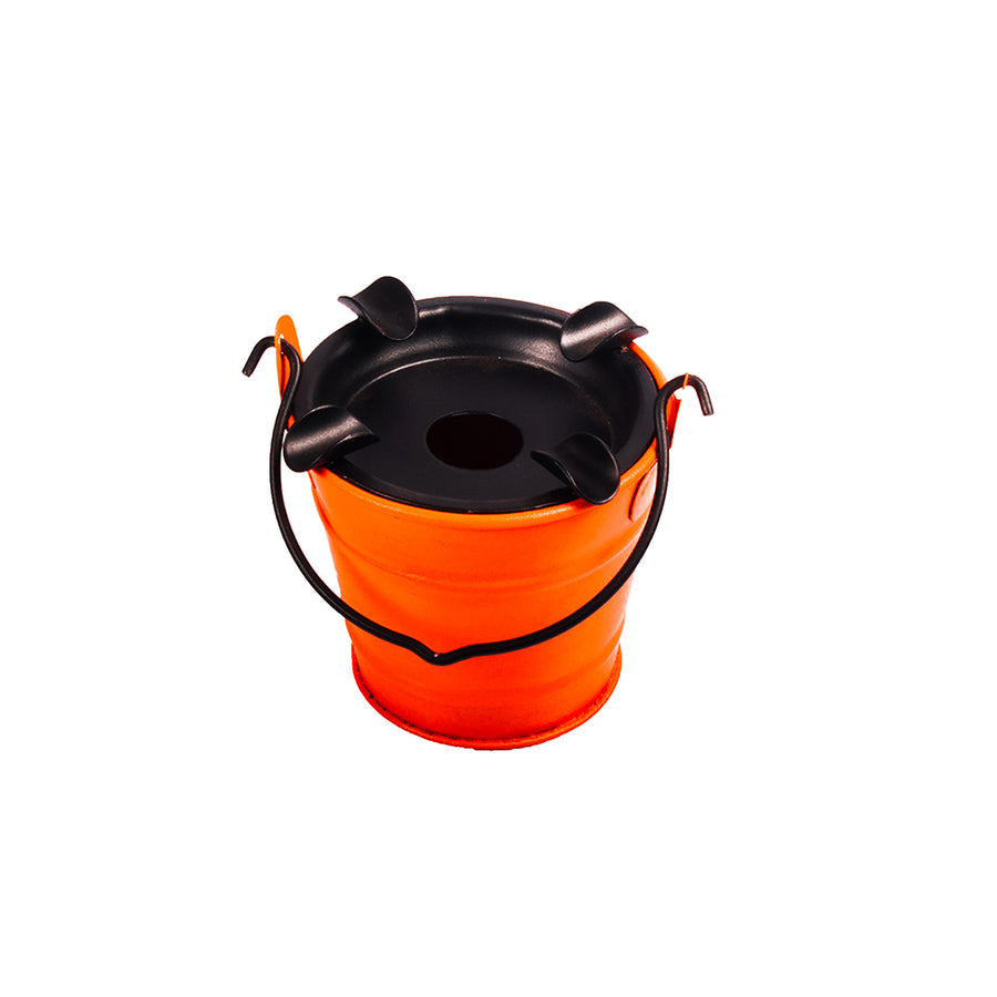 Orange Ashtray for Home and Bar Use